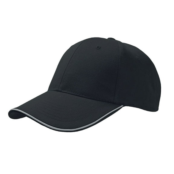 Atlantis Reflect 6 Panel Reflective Piping Baseball Cap