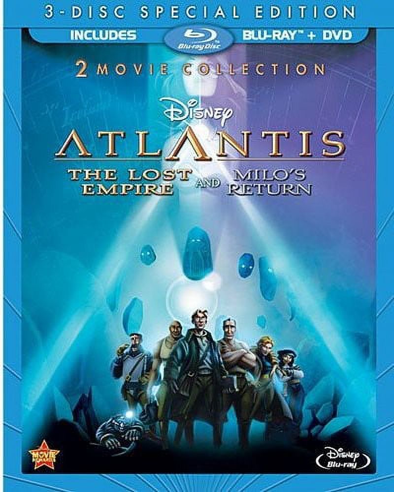 Atlantis: The Lost Empire / Atlantis: Milo’s Return (Blu-ray + DVD), Walt Disney Video, Kids & Family - image 1 of 6