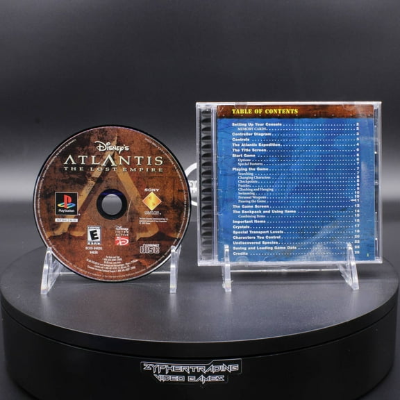 Restored Atlantis: The Lost Empire Sony PlayStation PS1