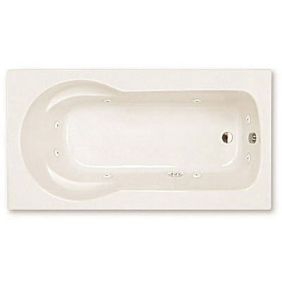 Atlantis Tubs 3260ZWL Zepher 32 x 60 x 23 - Inch Rectangular Whirlpool Jetted Bathtub w/ Left Side Pump Placement