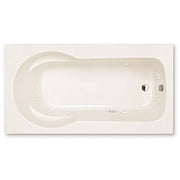 Atlantis Tubs 3260ZWR Zepher 32 x 60 x 23 - Inch Rectangular Whirlpool Jetted Bathtub w/ Right Side Pump Placement