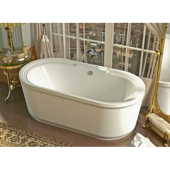 Atlantis Tubs 3467RW Royale 34 x 67 x 24 - Inch Freestanding Whirlpool Jetted Bathtub