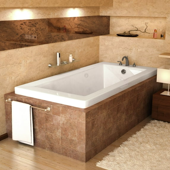 Atlantis Tubs 3666VNAL Venetian 36 x 66 x 23 - Inch Rectangular Air Jetted Bathtub w/ Left Side Pump Placement
