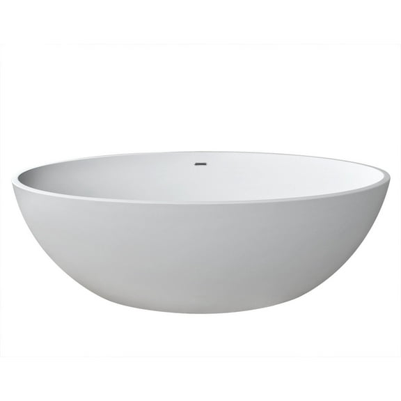 Atlantis Whirlpools 6736MQSXCWXX Marquis 37 x 67 Artificial Stone Freestanding Bathtub