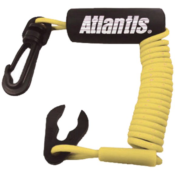 Atlantis Yellow Floating Performance Watercraft Lanyard (A7447P)