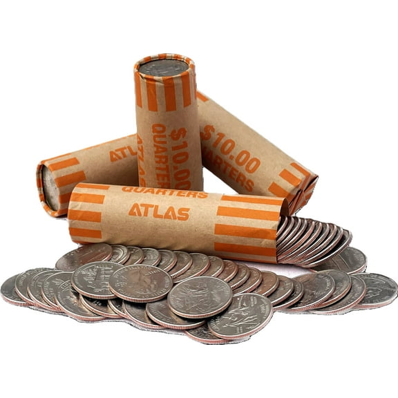 Atlas 112 Pack of Preformed Quarter Coin Wrappers