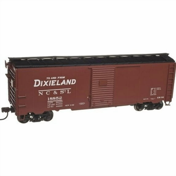 HO 1937 AAR 40' Box Car Kit NC & StL #18922