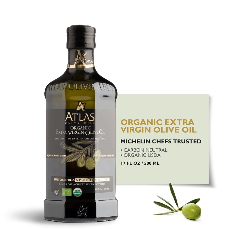 Atlas 500 ml Organic Cold Pressed Moroccan Extra Virgin Olive Oil