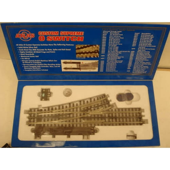 Atlas 6070 O54 Left-Hand Remote Switch Track