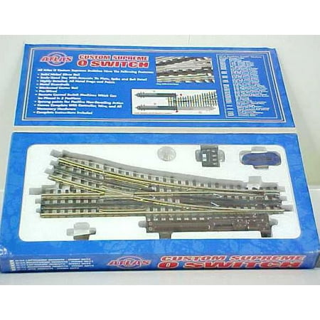 Atlas 6073 O72 Right-Hand Remote Switch Track - 3 Rail