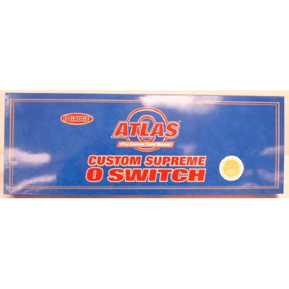 Atlas 6078 O O72/O54 Nickel Silver Right Hand Remote Switch Turnout
