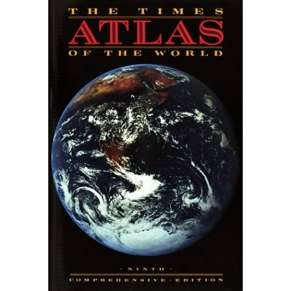 Pre-Owned The Times Atlas of the World: 9th Comprehensive Edition Hardcover New York Times