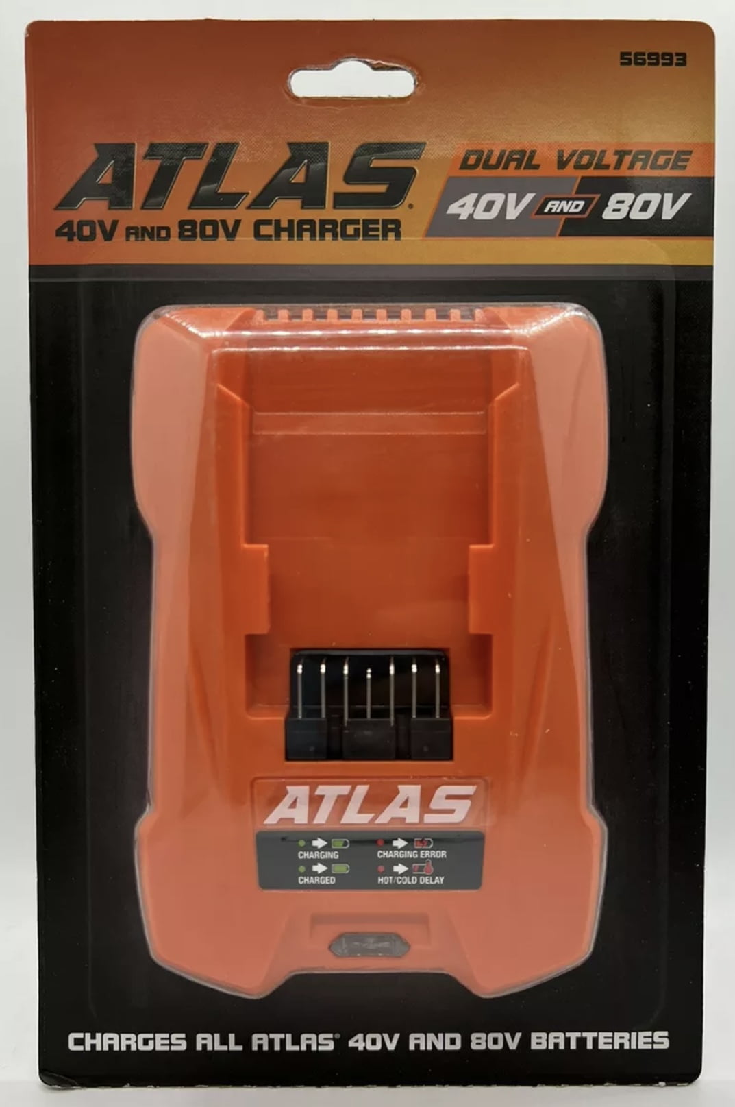 40V and 80V Dual Voltage Standard Battery Charger