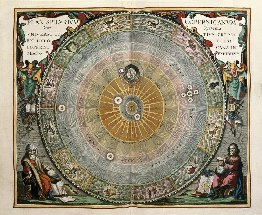 Atlas Coelestis Seu Harmonia Macrocosmica (Amsterdam1661)By Andreas Cellarius Canvas Art - (36 x 24)
