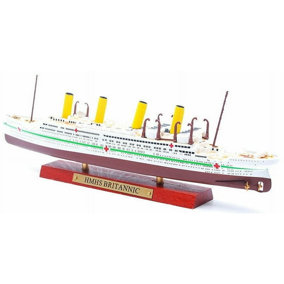 Atlas Diecast 1:1250 HMHS Britannic Cruise Ship Model Ocean Boat Toys HOT NEW
