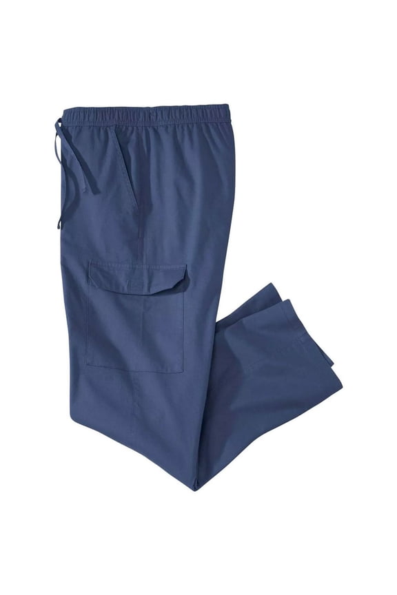 Mens Elasticated Waist Cargo Pants