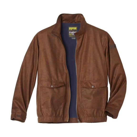 Atlas For Men Mens Faux Suede Jacket