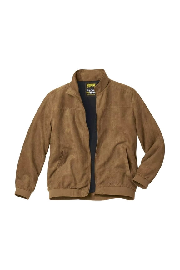 Mens Faux Suede Water Repellent Jacket