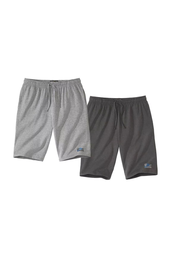 Mens Mottled Casual Shorts (Pack of 2)