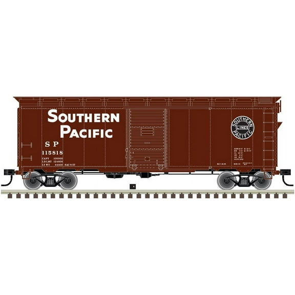 Atlas HO Scale 1937 AAR 40' Boxcar (Kit) Southern Pacific/SP 114755 (Boxcar Red)