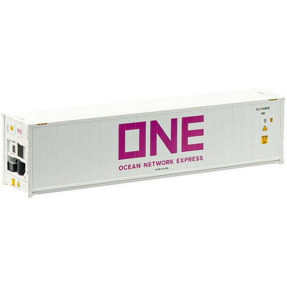 Atlas HO Scale 40' Reefer Container 3-Pk ONE/SZLU #9564004/9544707/9556478