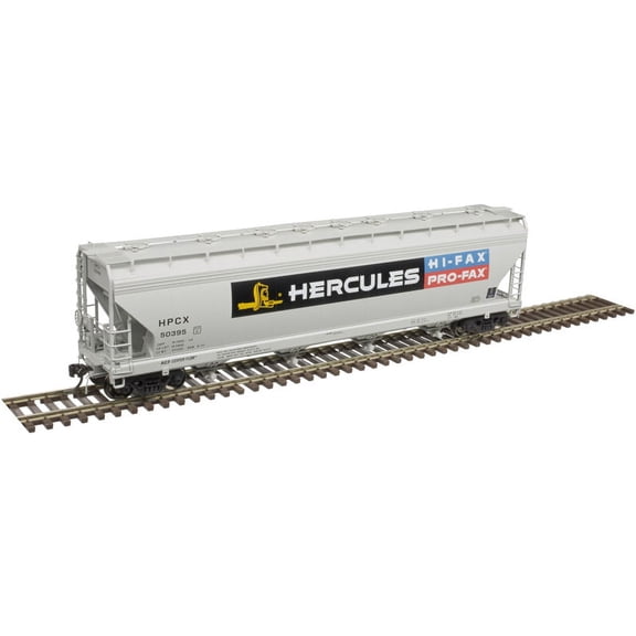 Atlas HO Scale ACF 5250 Covered Hopper Hercules Pro-Fax/HPCX #50395