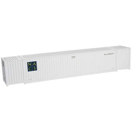 Atlas HO Scale Jindo 53' Intermodal Shipping Container NACS/White 3-Pack #4