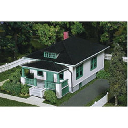 Atlas HO Scale Model Railroad Building Kit Barb's Bungalow Home/House