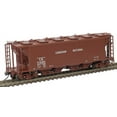thumbnail image 1 of Atlas HO Scale Slab-Side Covered Hopper Canadian National/CN #113220 (12-Hatch), 1 of 1