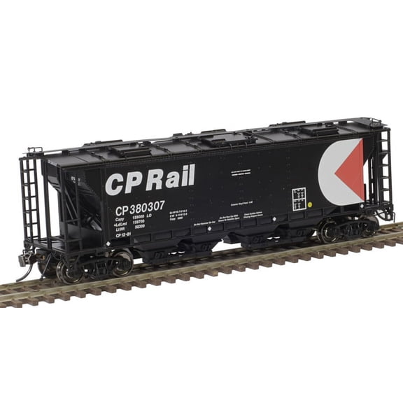 Atlas HO Scale Slab-Side Covered Hopper Canadian Pacific/CP Rail #380621 6 Hatch