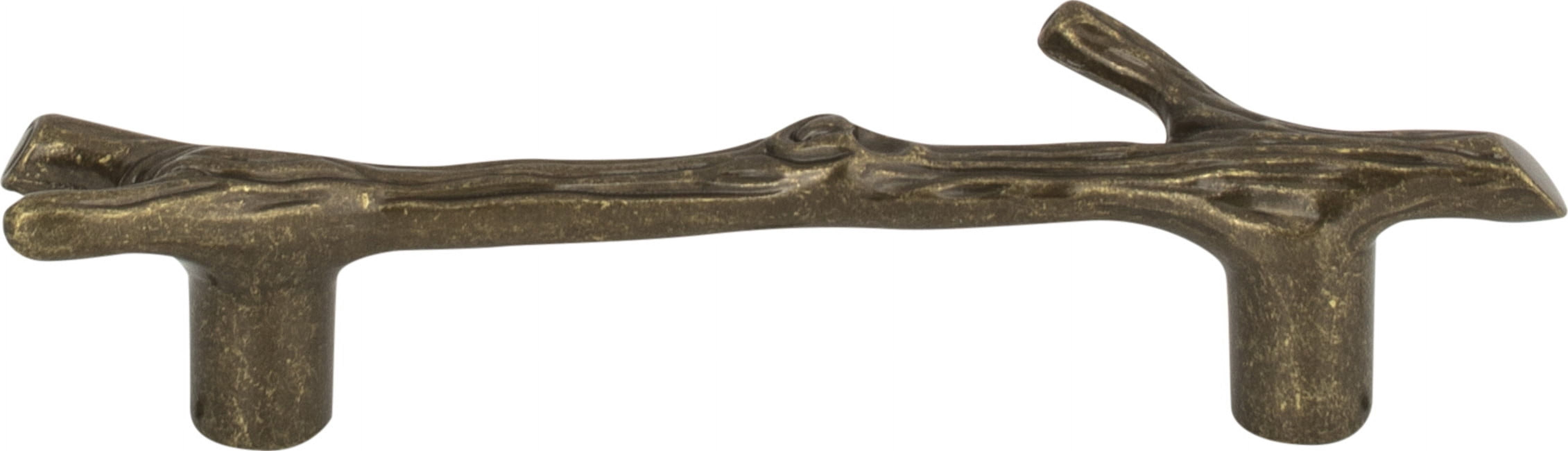 Atlas Homewares Twig Pull – 4.5-Inch Burnished Bronze Cabinet Handle, Natural Style
