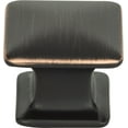 thumbnail image 1 of Atlas Homewares 322 Alcott 1-1/4" Square Cabinet Knob - Bronze, 1 of 7
