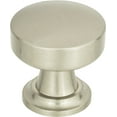 thumbnail image 1 of Atlas Homewares 325 Browning 1-1/4" Mushroom Cabinet Knob - Nickel, 1 of 7