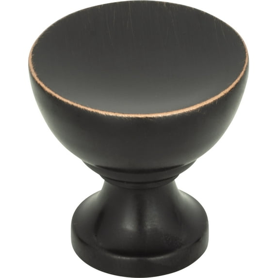 Atlas Homewares 328 Shelley 1-1/4" Mushroom Cabinet Knob - Bronze