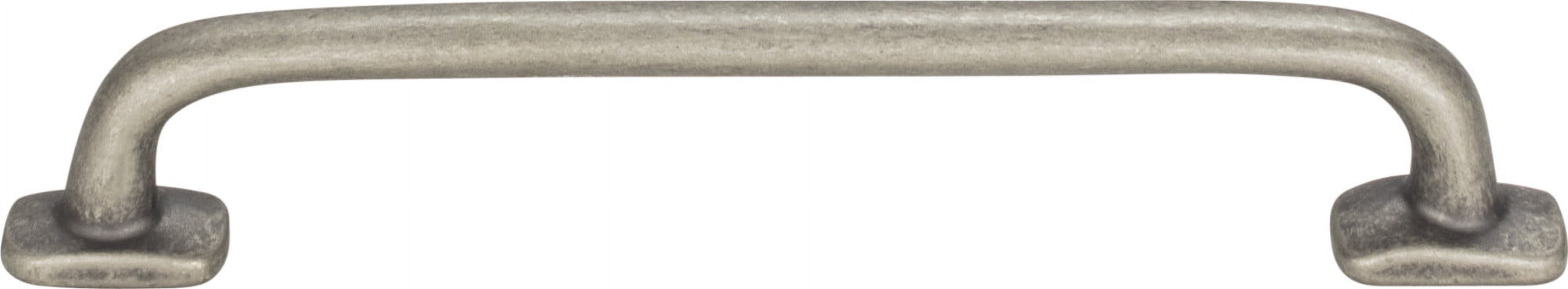 Pewter 6" Rustic Industrial Bar Handle with Mounting Hardware