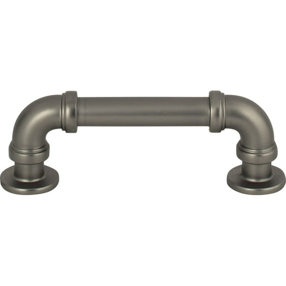 Atlas Homewares 367 Steam Punk 3" Center To Center Handle Cabinet Pull - Grey
