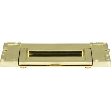 Atlas Homewares 380 Campaign 3" Center To Center Drop Cabinet Pull - Brass