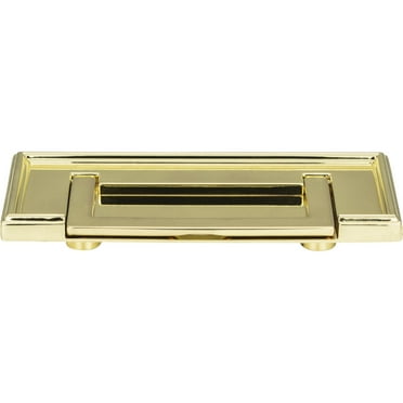 Atlas Homewares 381 Campaign Rope 3" Center To Center Drop Cabinet Pull - Brass