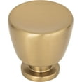thumbnail image 1 of Atlas Homewares 413 Conga 1-1/4" Conical Cabinet Knob - Brass, 1 of 2