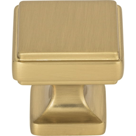 Atlas Homewares A201 Kate 1-1/4" Square Cabinet Knob - Brass