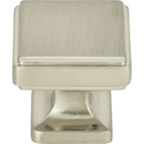 Atlas Homewares A201 Kate 1-1/4" Square Cabinet Knob - Nickel