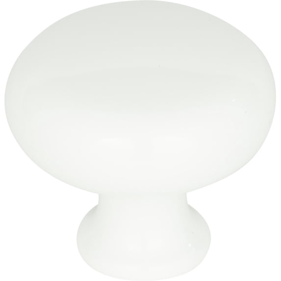 Atlas Homewares A819 Successi 1-1/4" Mushroom Cabinet Knob - White