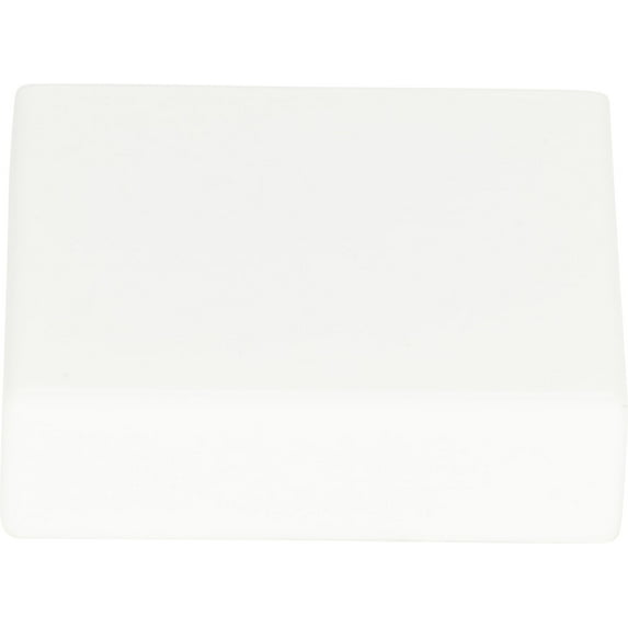 Atlas Homewares A833 Thin Square 1-1/4" Designer Cabinet Knob - White