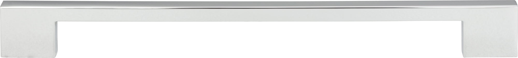 Polished Chrome Modern Bar Pull with Mounting Hardware