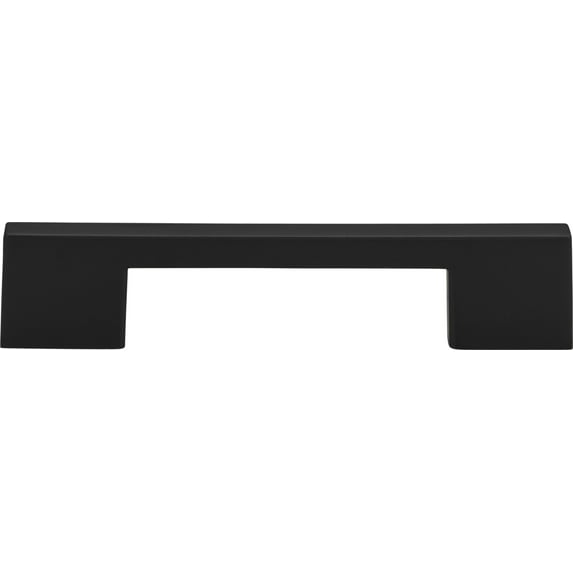 Atlas Homewares A867 Thin Square 5-1/16" Center To Center Handle Cabinet Pull - Black