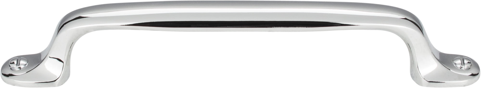 Atlas Homewares Ergo Collection Pull – Polished Chrome, Zinc, 5-1/16\" Mounting, 6-3/4\" Length, For Cabinets & Drawers