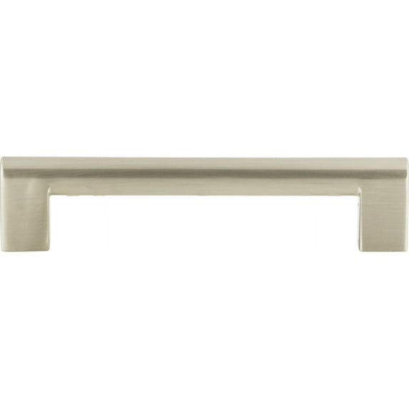 Atlas Homewares A879 Round Rail 5-1/16" Center To Center Handle Cabinet Pull - Nickel