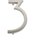 thumbnail image 1 of Atlas Homewares AVN3-BRN Modern Avalon 4.5-Inch No. 3 House Number, Brushed Nickel, 1 of 2