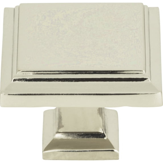 Atlas Homewares 289 Sutton Place 1-1/4" Square Cabinet Knob - Nickel