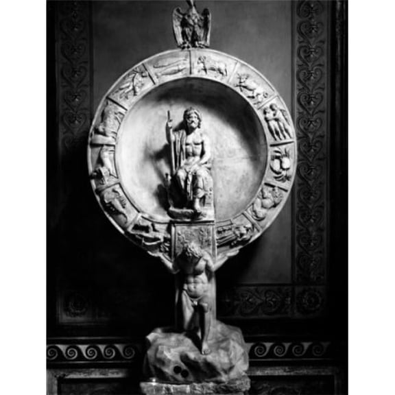 Atlas & Jupiter Relief Poster Print - 18 x 24 in.